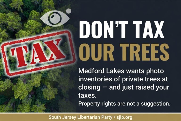 Medford Lakes Tree Inventory Scheme and Tax Hike