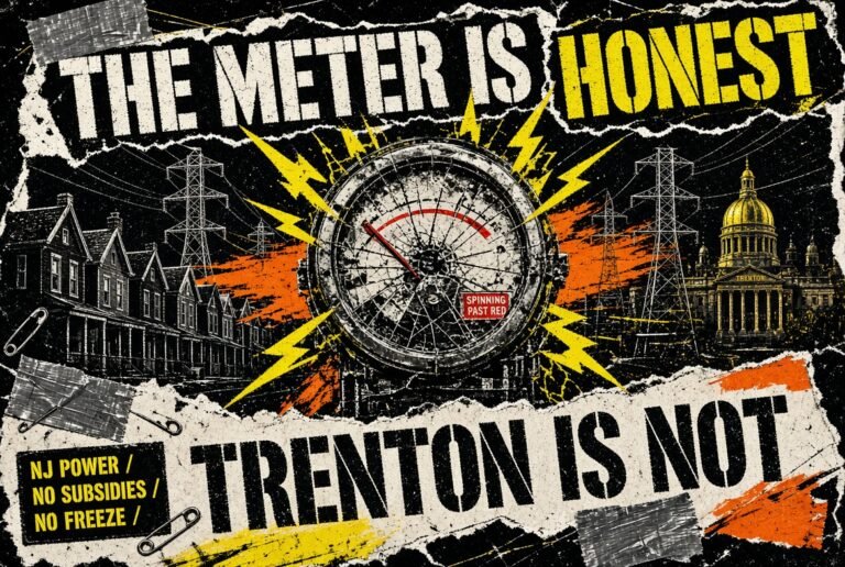 The Meter Is Honest. Trenton Is Not.